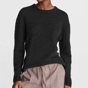 NWT Rag & Bone Size S Elsa Cotton Alpaca Crew Relaxed Fit Sweater MSRP $350